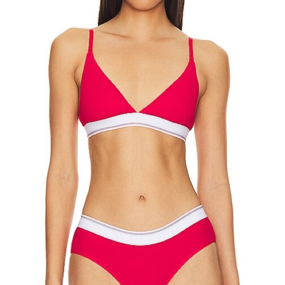 NWT Alexander Wang Triangle Bralette in Barberry